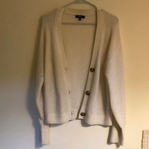 Ivory Alpaca Wool Quince Cardigan